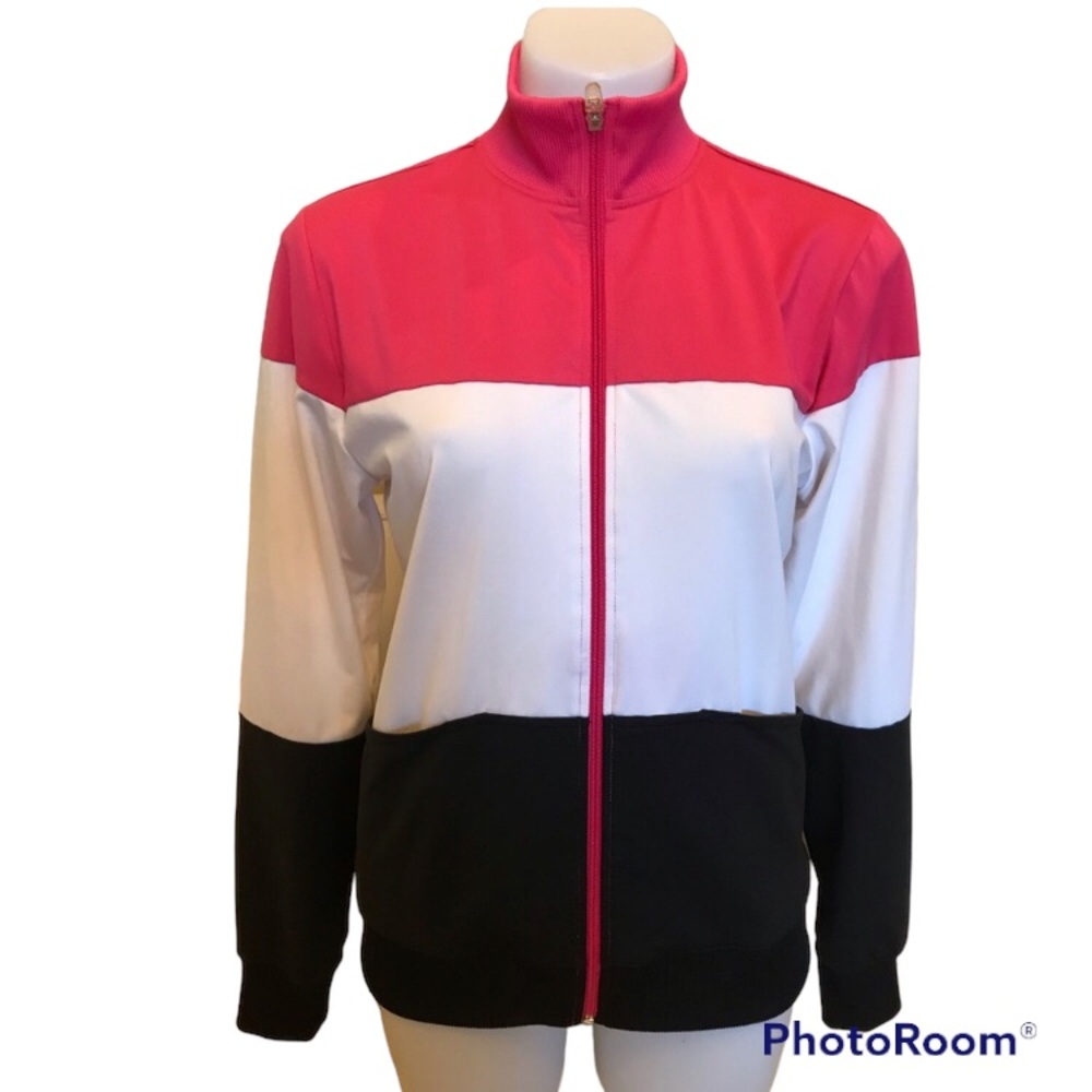 Nordictrack Jacket Striped Colorblock size medium